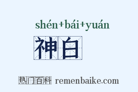 神白猨是什么意思的图片